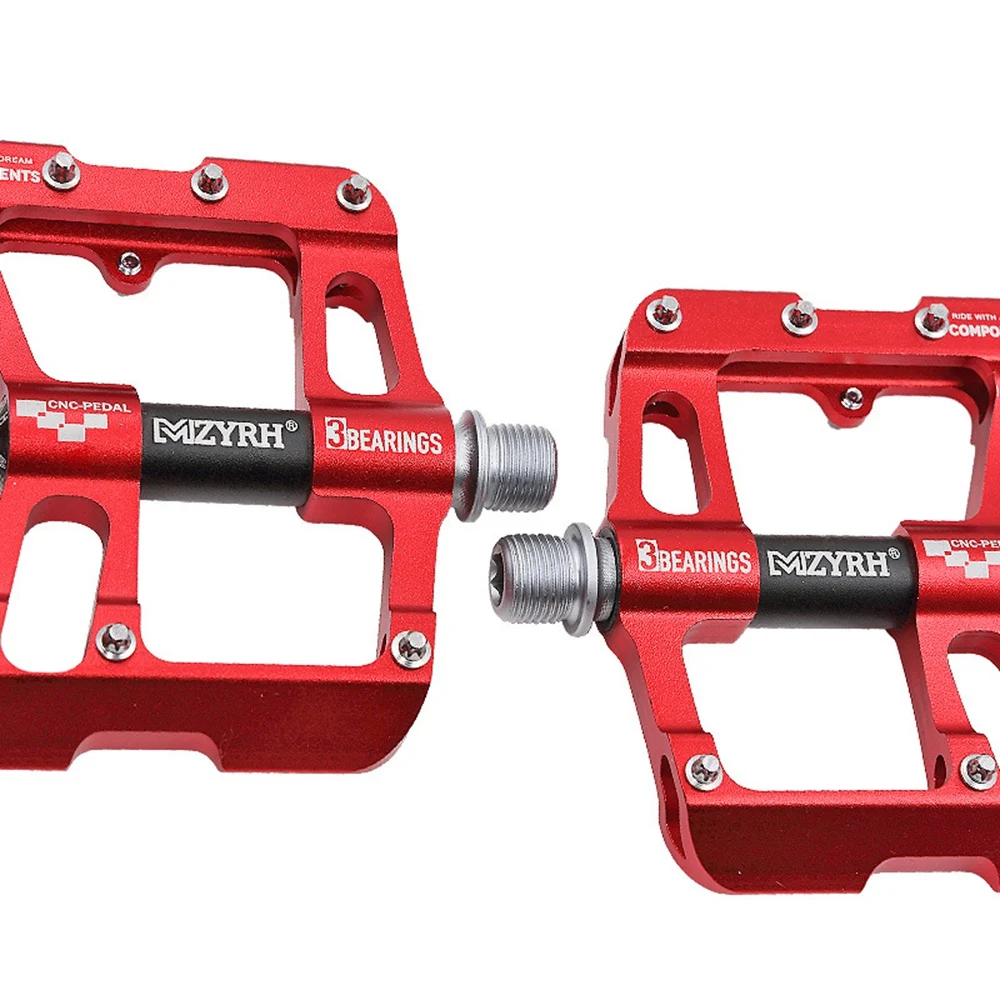 Mzyrh алюминиевый сплав Mtb велосипед Pedals3 герметичный Подшипник педали Mtb велосипед большой протектор педали для велосипеда запчасти