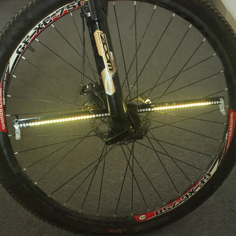

Colorful Knight 256 Lamp Full Color Rechargeable Smart Bluetooth Wireless APP Bicycle Led Hub Light Set D028