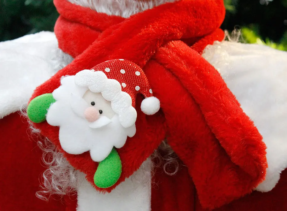 Christmas Gift Santa Scarf Santa Clothing Accessories Santa Claus