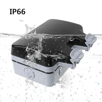 

Outdoor Wall Switch Socket IP66 Weather&Dust Proof Power Outlet EU Standard