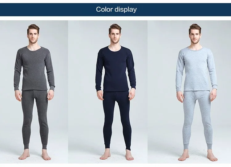 Aismz Новое термобелье наборы для мужчин зимнее термобелье кальсоны зимняя одежда для мужчин бархатная плотная термобелье одноцветная одежда