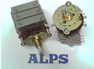 2 шт./лот ALPS поворотный переключатель диапазонов 4,4 длинной оси 15 мм