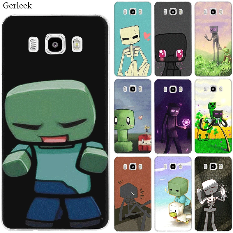 

Phone Case For Samsung Galaxy M10 M20 M30 M40 S6 S7 Edge S8 S9 S10 S10e Plus Note 8 9 S3 S4 S5 Hard Cover Creeper minecraft