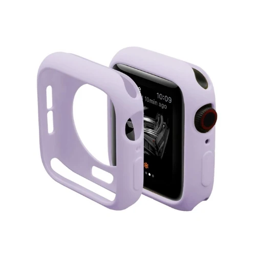 Чехол для часов для Apple watch чехол 4 5 44 мм 40 мм, 42 мм, 38 мм, версия наручных часов iWatch, 5/4/3/2/1 Бампер протектор устойчивый к царапинам ударопрочный чехол - Цвет: purple