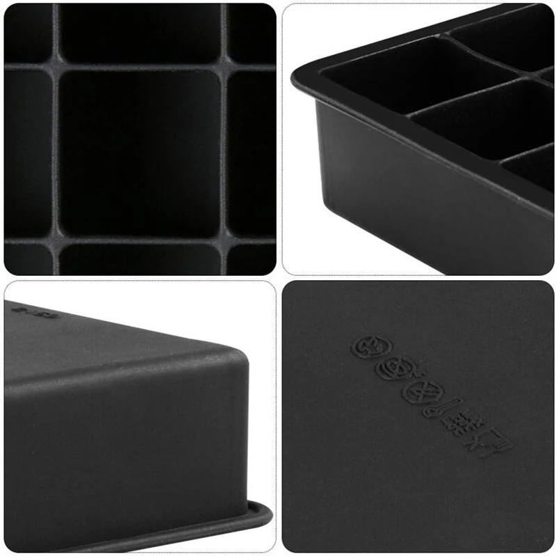 3pcs/lot 15 Form Silicone Ice Cube Tray Square Ice Maker For Bar Form For Ice DIY Ice Cream Maker CM114