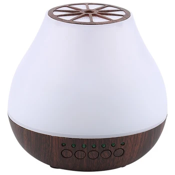 

Ultrasonic Aroma Diffuser Air Humidifier Bluetooth Speaker Led Night Light Aromatherapy Machine Home Office Brown