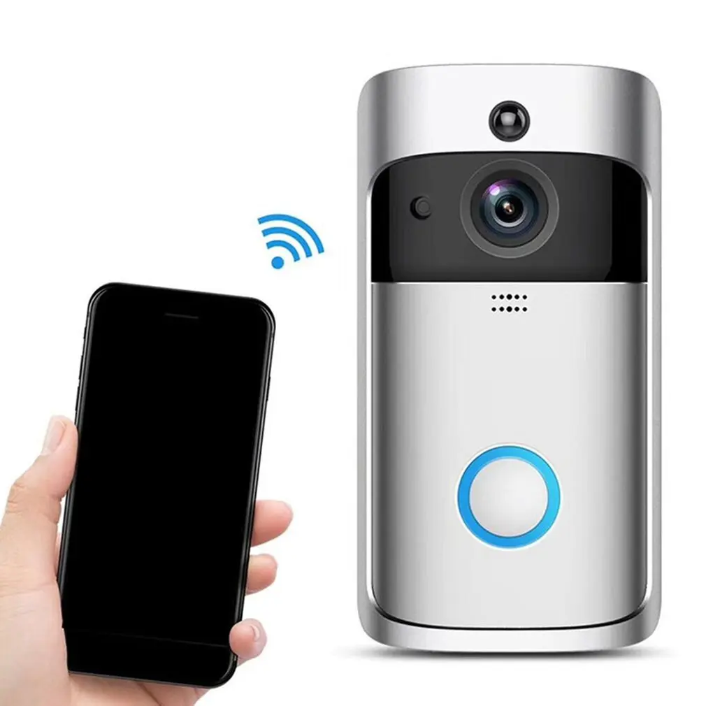 

Video Doorbell Smart Wireless WiFi Security Door Bell Intercom Phone Picture Video Home Security Receiver Smart WiFi Doorbell