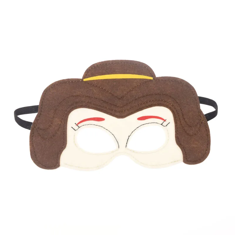 

Beauty and the Beast Kids Face Masks Birthday Super Hero Batman Party Dress up Costume DIY Masquerade Eye Cosplay Mask For Child