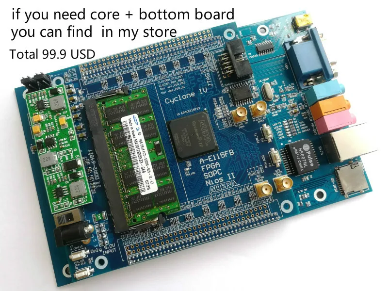  Cyclone IV EP4CE115 DDR2 64BIT + USB Blaster + ALTERA FPGA Placa de desarrollo fpga Placa de desarr
