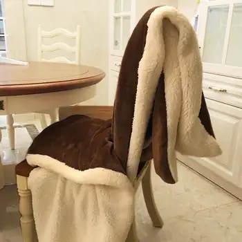 

Winter Wool Blanket Ferret Cashmere Blanket Warm Blankets Cobija Bed Warm Super On Soft Sofa Cover Fleece Square Throw