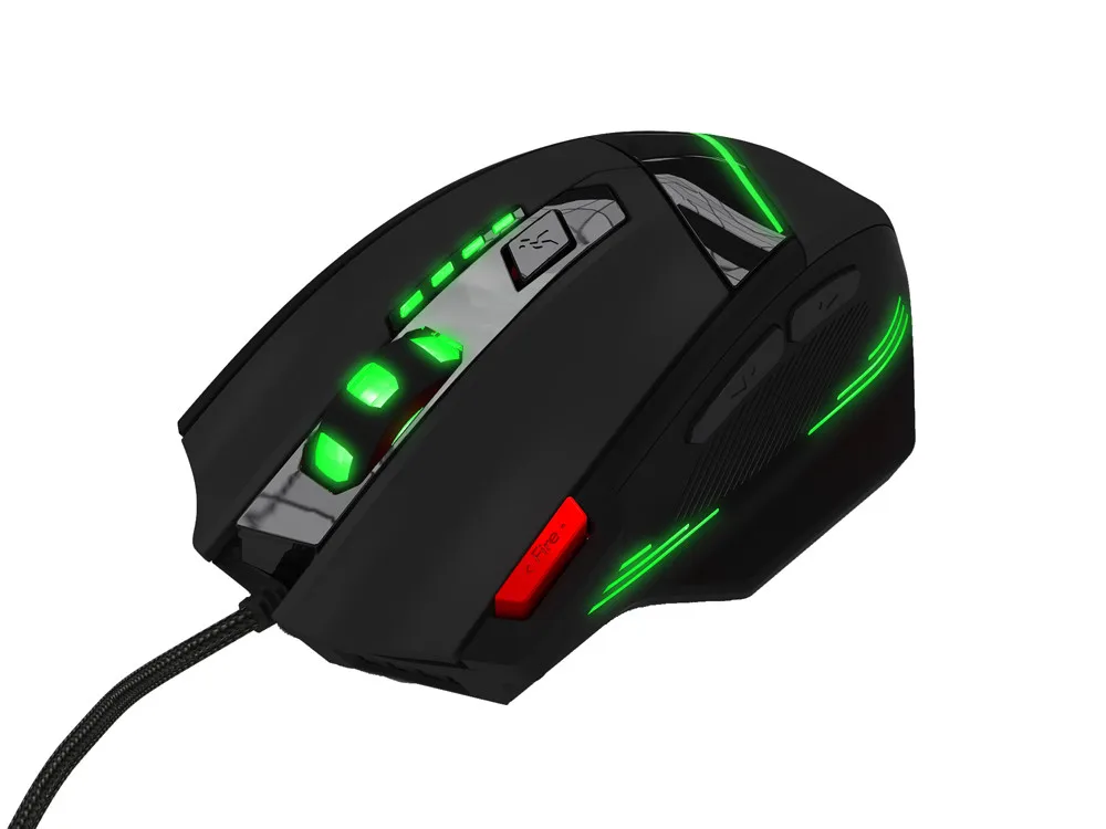 Правая рука ZELOTES T-60 3200 dpi оптическая Профессиональная USB Проводная оптическая 7 кнопок геймерская игровая мышь для настольного компьютера, ноутбука