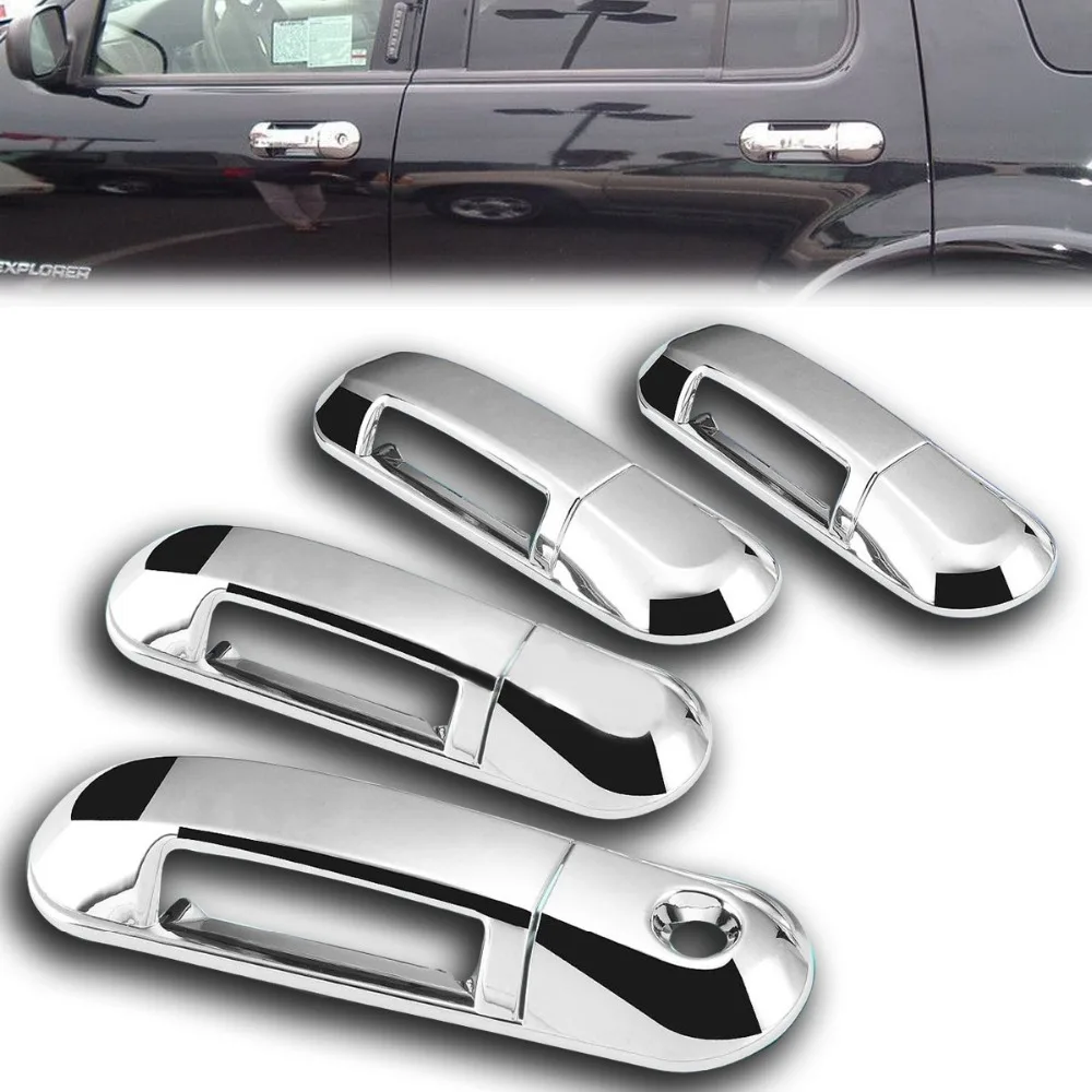 Mirror Compatible With 2006-2010 Ford Explorer 2007-2010 Sport Trac Right Passenger Side 1 Chrome And Paintable Cap Kool-Vue