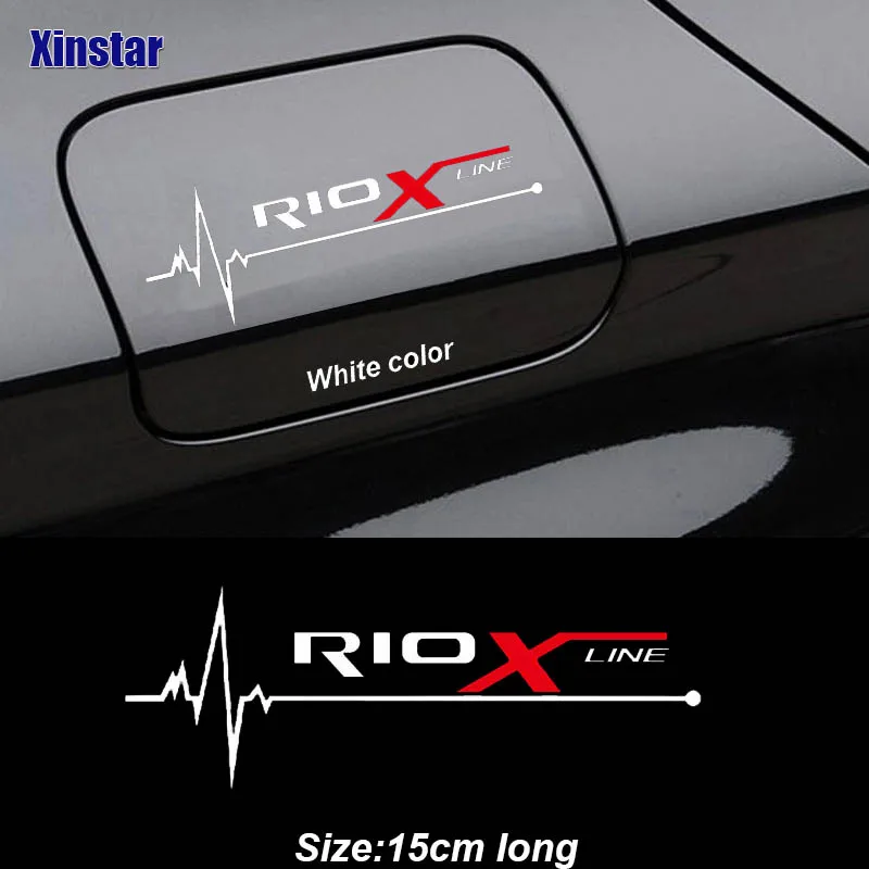 

car tank cap sticker for kia rio rioxling