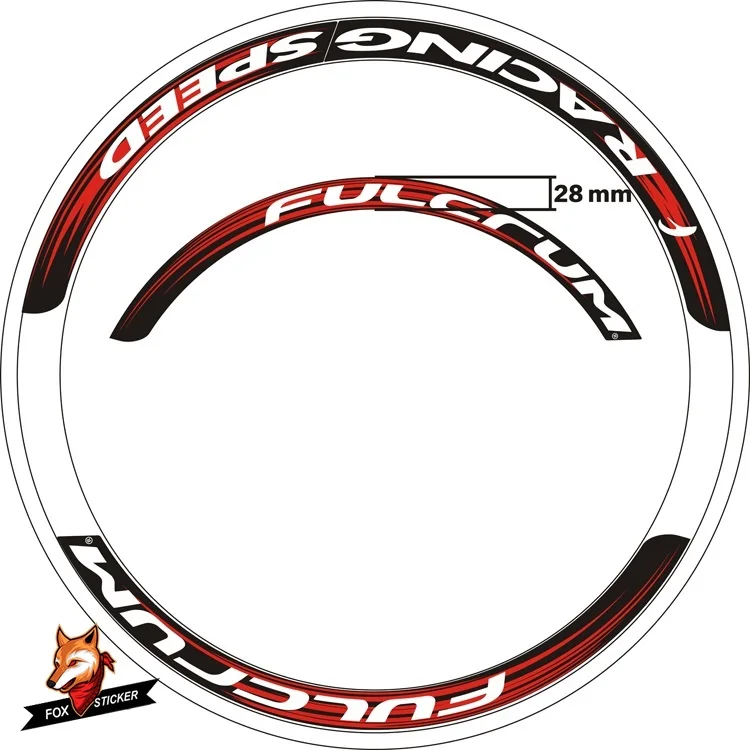 Наклейка на велосипед комплект колес 28 мм из углеродного волокна|Наклейки