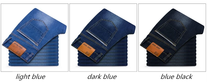 Весенние свободные джинсы мужские прямые синие Стрейчевые джинсовые штаны Большой размер 40 42 44 брюки деловые ковбойские мужские джинсы 012