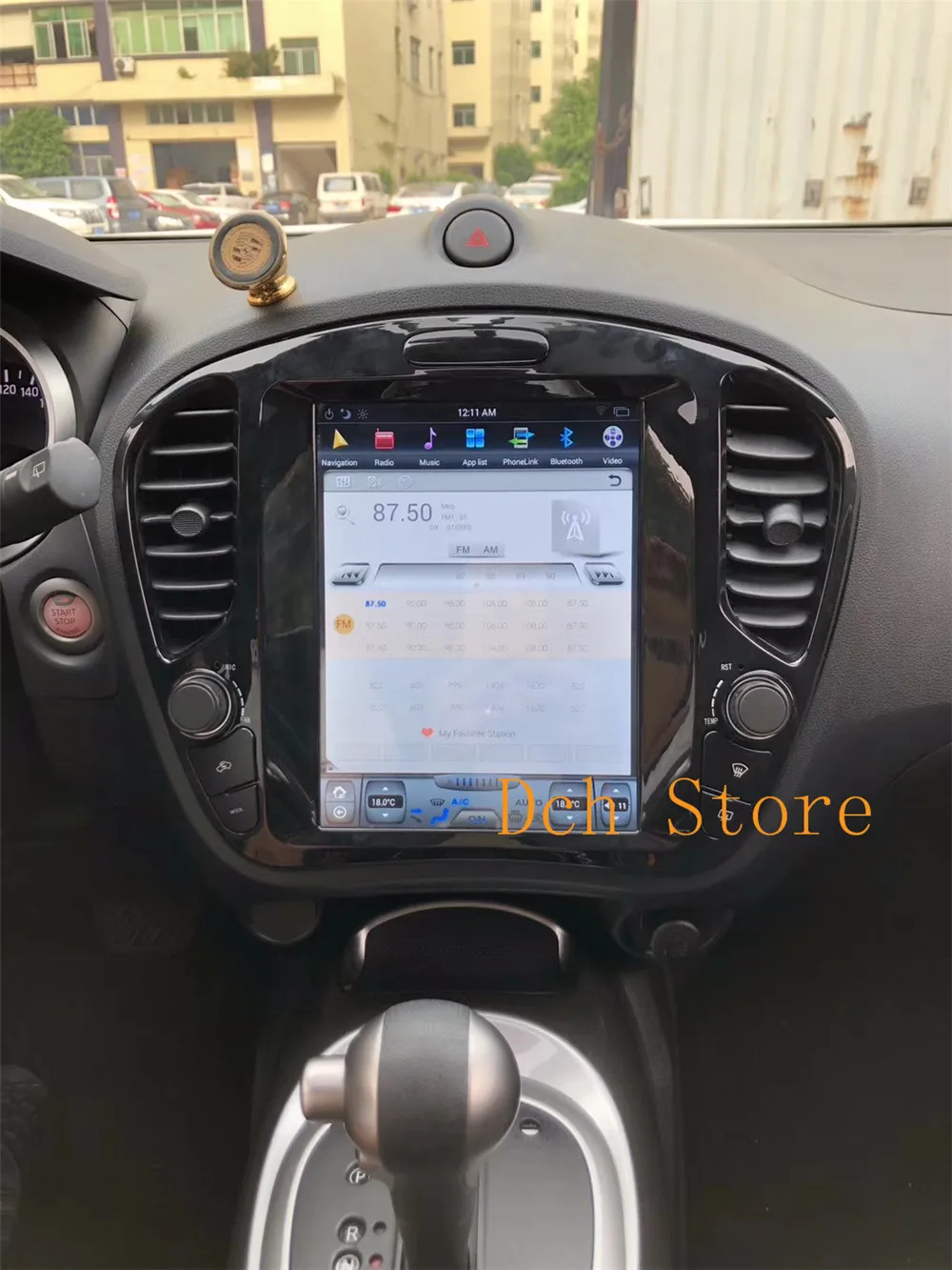 Top 10.4 tesla style Android 8.1 auto Car DVD GPS PLAYER for nissan juke Infiniti ESQ 2014-2019 px6 carplay radio navigation stereo 2