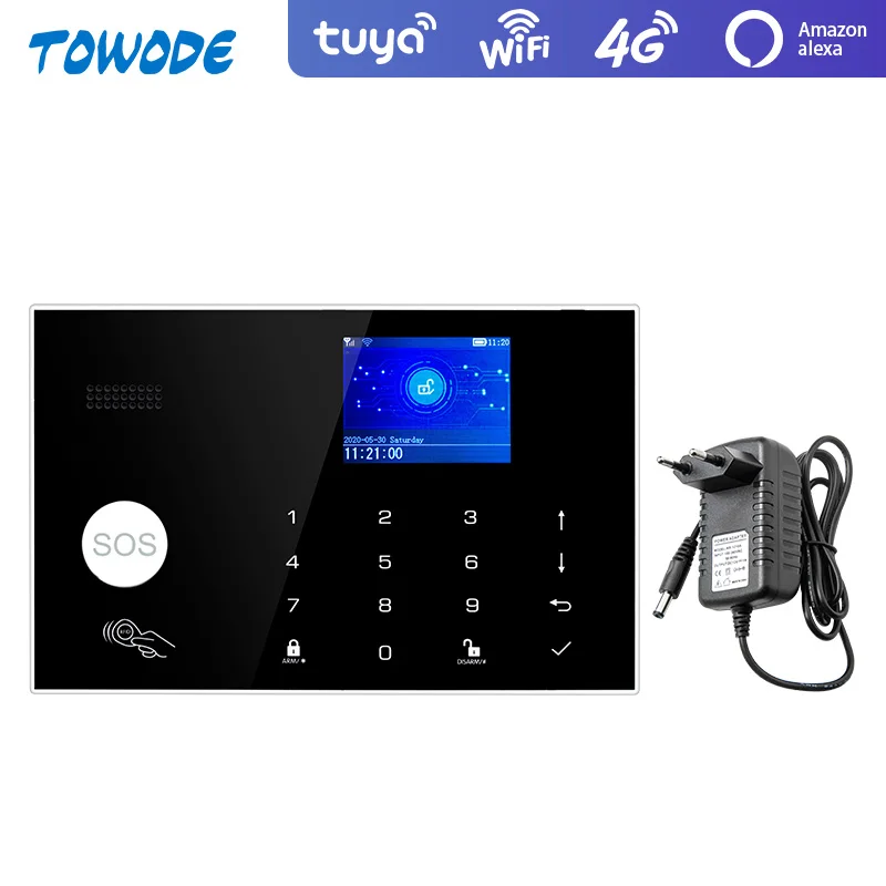 Комплект сигнализации Towode G34 GSM Wi Fi 4G беспроводная домашняя система безопасности