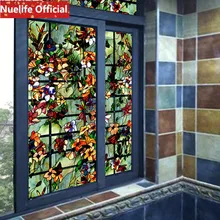 60*100 см статичный оконный стеклянный Фильм стеклянный, для спальни, гостиной, спальни, свадебной комнаты, ванной, солнцезащитный, непрозрачный, раздвижной, ПВХ, дверной фильм