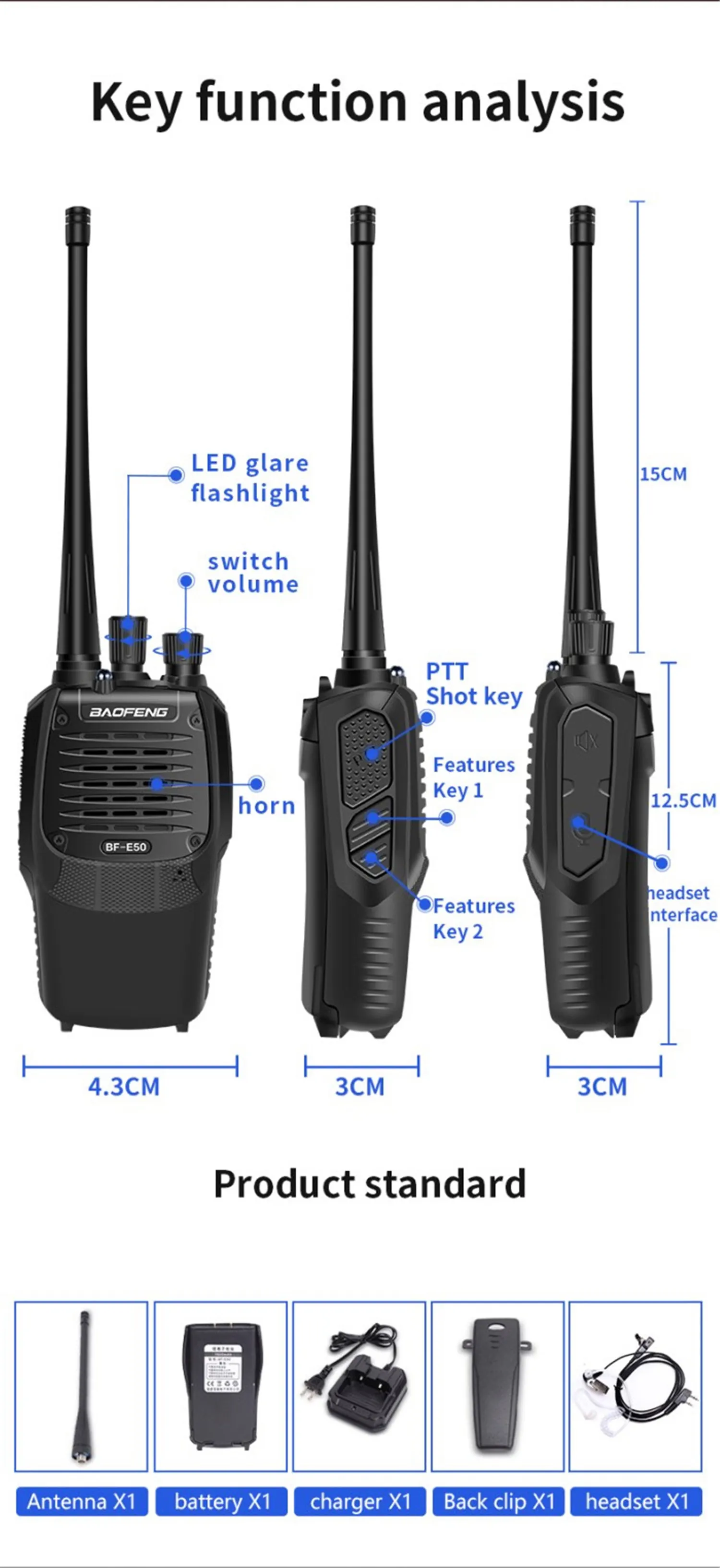 2 шт./лот BF-999S рация Baofeng 8 Вт/5 Вт 4200 мАч трансивер портативный двухстороннее радио обновление BF-888s