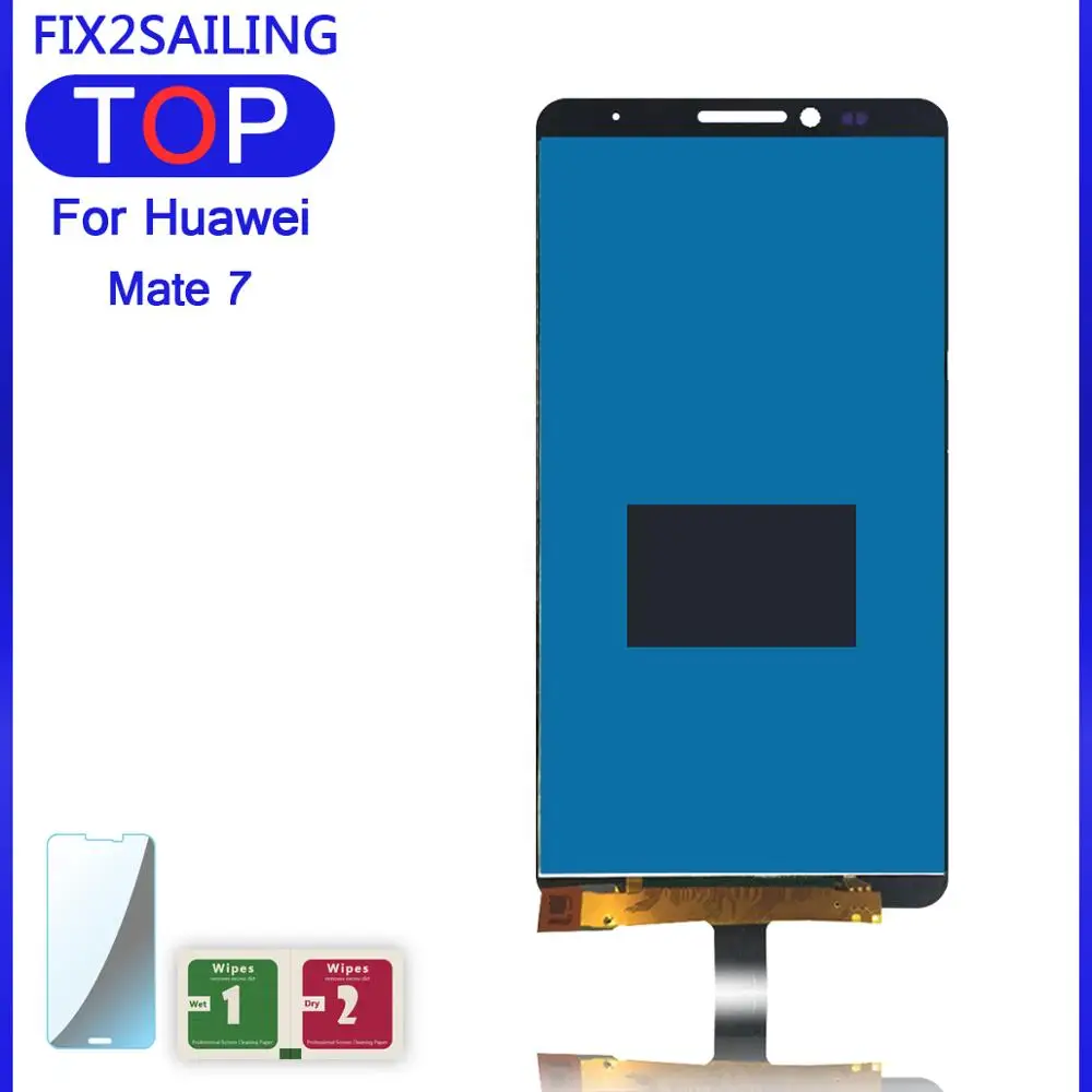 100% протестированный рабочий ЖК-дисплей 6 0 дюйма для Huawei Mate 7 MT7-TL10 MT7-TL00 MT7-UL00 MT7-L09