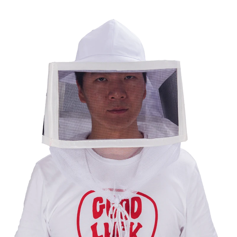 

Bee mask Apparel Protective Apparel Anti-Bee Cap Mosquito proof Stainless Steel Veil Thickening Protective Cap Beekeeping tools