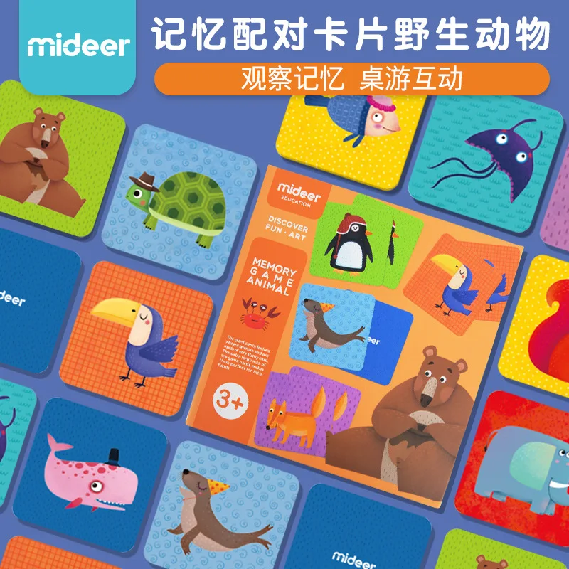 MiDeer Mi Deer детские животные, запоминающие карты, интеллектуальная игрушка для родителей и детей, Интерактивная развивающая игрушка для детей раннего возраста