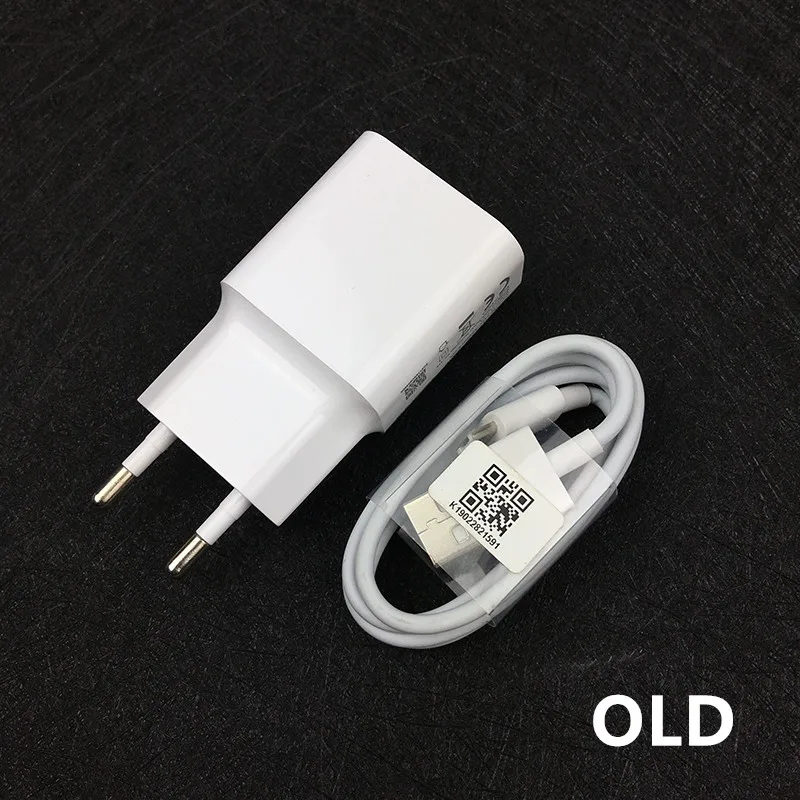 Old charger set Xiaomi зарядное устройство 5В/2а настенный адаптер питания usb micro Дата-кабель для Redmi 4x5 plus 6 pro 7 Note 4 4x5 6a - Цвет: Old charger set