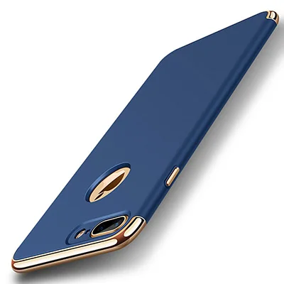 Роскошный защитный чехол с покрытием для iPhone X, XR, Xs, Max, 11, чехол-бампер для iPhone Xs, 11 Pro, Max, 6, 6s, 7, 8 Plus, чехол - Цвет: Blue