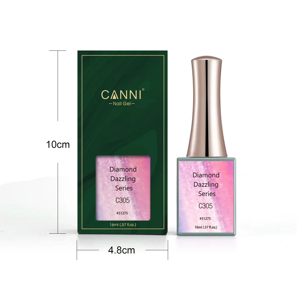 Canni New 16ml UV/LED Nail Gel Polish Charming Cat Eyes C223-C228 Series Manicure Soak Off Varnish Enamel Glitter Lacquer 6