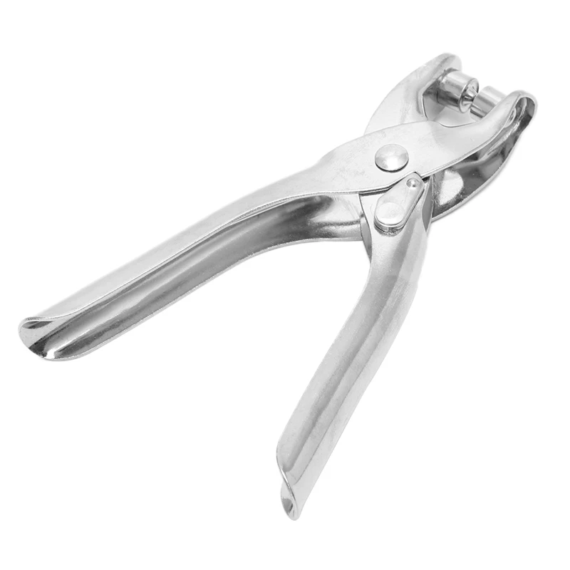 128pc Chrome Plated Leather Hole Punch Eyelet Snap Setting W Grip Handles for sale online 