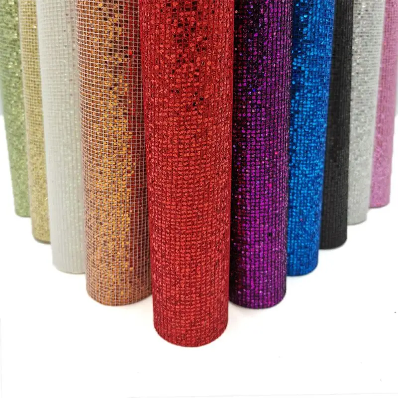 10 цветов блестки искусственная кожа листы Gleit PU для DIY Изготовление сережек C63B