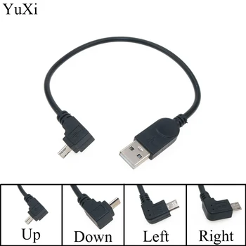 

Adapter Connector Converter Right Angle USB 2.0 Male to 90 Degree up down Left right Angle Micro USB 5 Pin Male Cable Cord