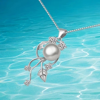 

Pearl pendant necklace;925 sterling silver pearl necklace for women;new style necklace;fashion jewelry