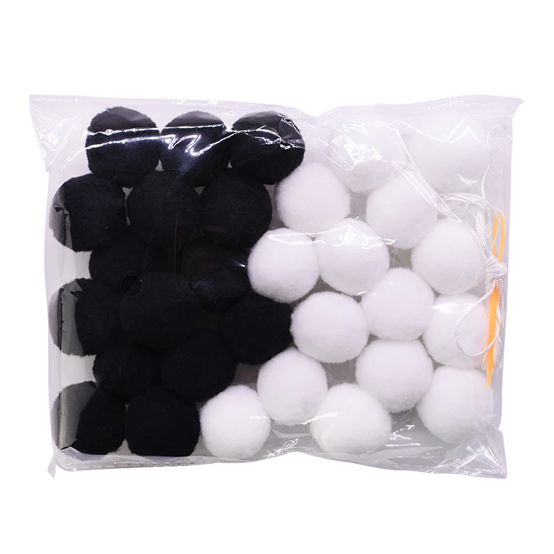 30 шт./компл. DIY Смешанные Цвет Pom Poms войлочный Мяч Ремесло помпонами с 2,5 м Гирлянда Детская комната орнамент на стене - Цвет: B11