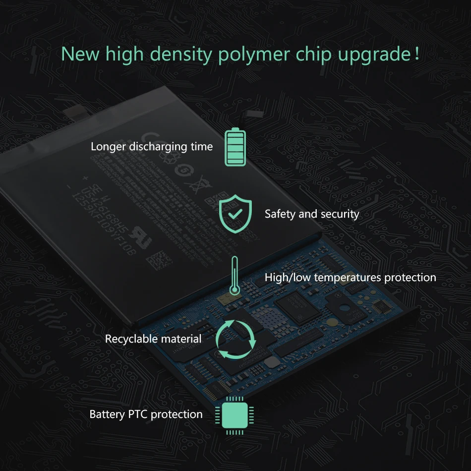 Аккумулятор для смартфона 2560mAh BT53 для Meizu Meizy Pro6 Pro 6 литий-полимерные аккумуляторы