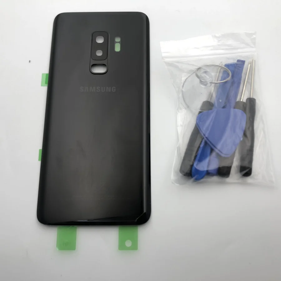 Сменная задняя стеклянная крышка S9 для Samsung Galaxy Plus G965 G965F G965FD Корпус задней двери