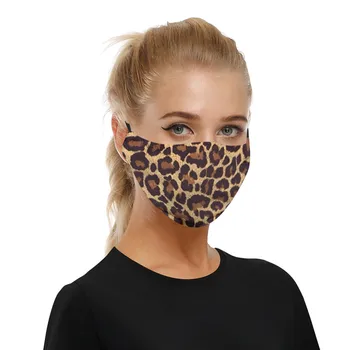

1pc Washable Face Mask Windproof Foggy Haze Anti-spitting Washable Fabric Facial Mask + 2pcs Filter Kids Filter Mask#YL5