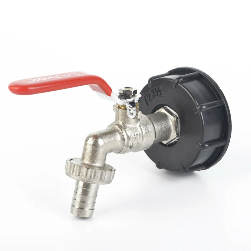 Ibc-контейнер адаптер S60x6 1/" W/латунь Коррозионностойкий соединитель водопроводного канистра с краном садовые инструменты оборудование аксессуары