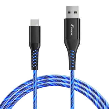 

Foxnovo Flexible Visible Fast Charging Cable for Power Bank Tablet