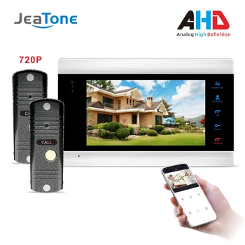 

Tuya Smart Home App Remote Control WiFi 7 Inch Video Door Phone Intercom Access Control Motion Detection with 1.0MP AHD Doorbell