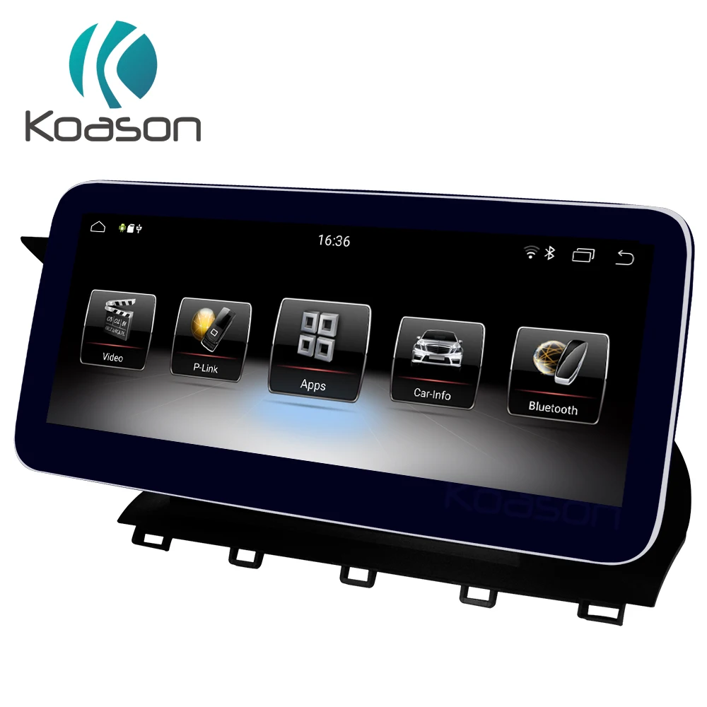 Koason 10,2" HD сенсорный экран Android 9,0 Система Автомобильный gps мультимедийный плеер для Mercedes BENZ GLK 13-16 мультимедийный автомобильный Радио