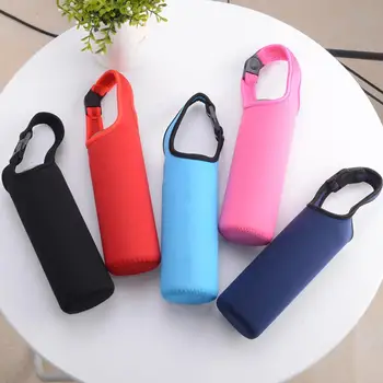

500ml New Portable Heat Insulated Cup Sleeve Case Travel Water Bottle Covers Protector Storage Bag With Rope Thermos Cover