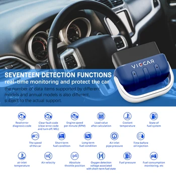 

ELM327 OBD2 Scanner Car Scanner VP005 VIECAR Bluetooth ELM 327 V2.2 Car Diagnostic Tool OBD 2 Scanner Bluetooth/WIFI version