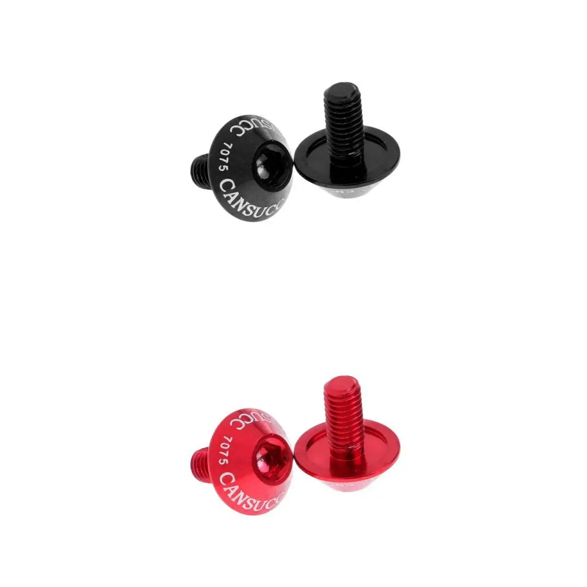 4Pcs Universal Mountain Bike Hex Socket Screws Disc Brake Rotor Bolts MTB Bicycle M5x10mm Bolts Allen Key Screws