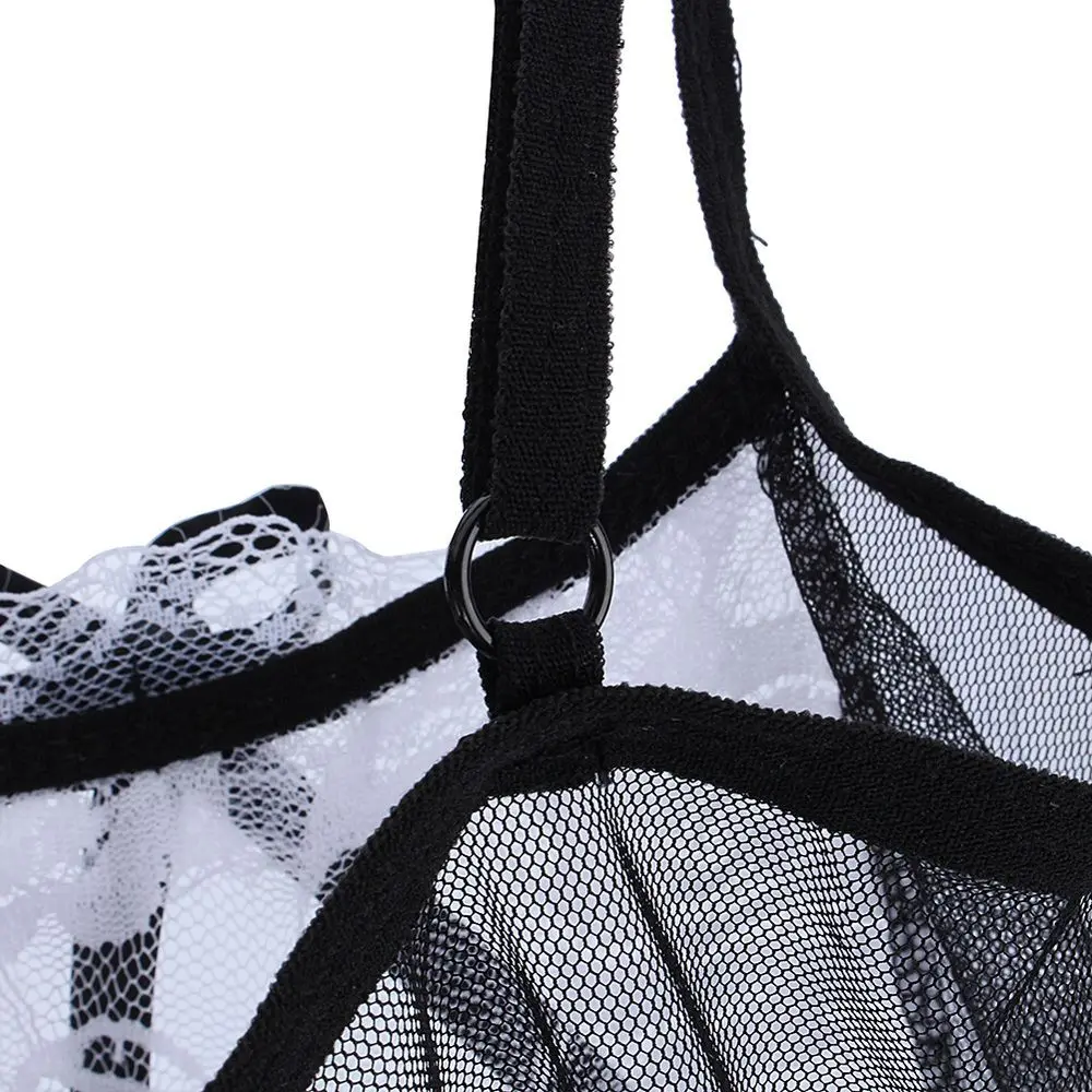 Cosplay&ware Maid Suit Thin Transparent Classical Erotic Lace Miniskirt Outfit 6pcs Set Cosplay Role Play Sexy Perspective Lingerie Underwear -Zentai shop online H99de31044ae74fbba541f70f9594d98ez.jpg