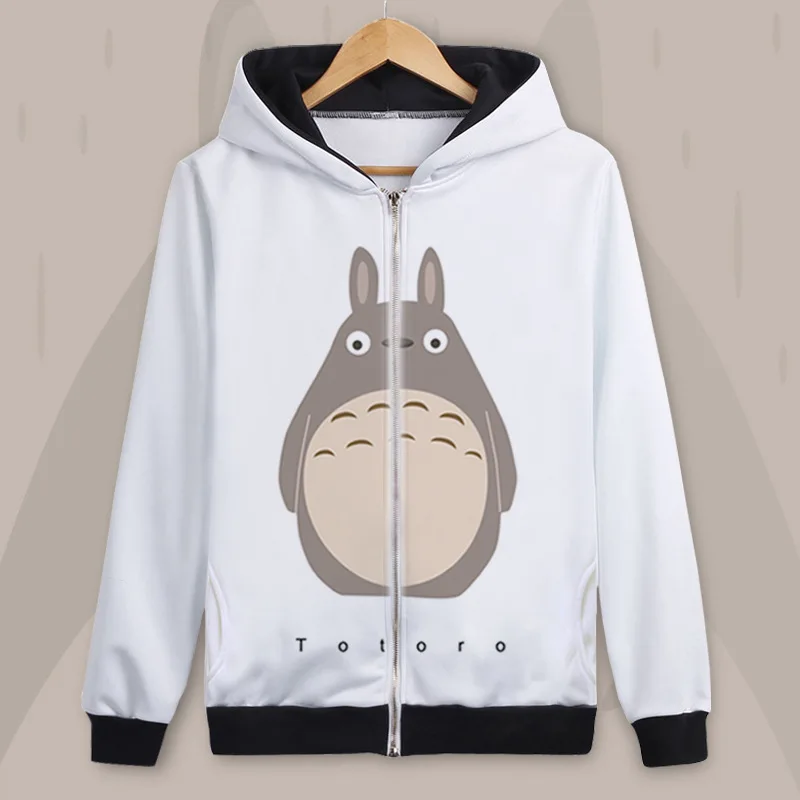 Tonari no Totoro Grass wall толстовка с капюшоном, костюм для косплея, для мужчин и женщин, модная мультяшная куртка с капюшоном, школьная форма для студентов - Цвет: Темно-серый