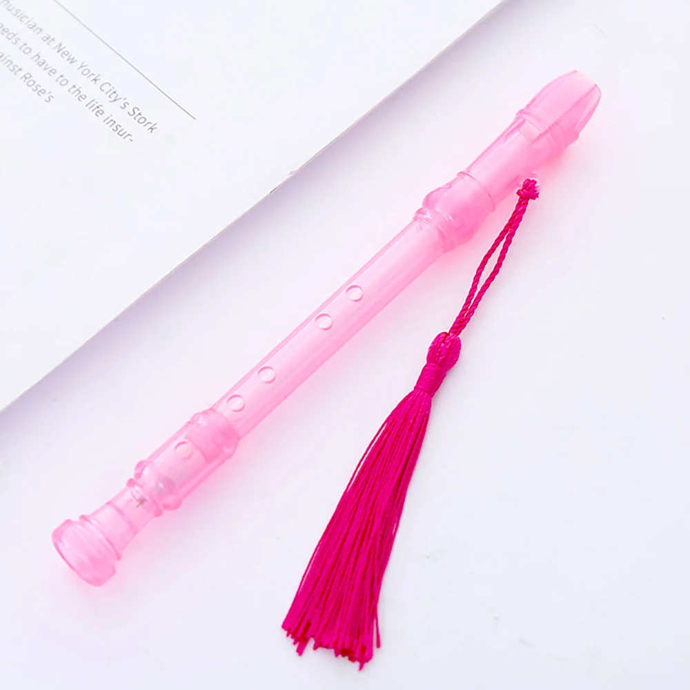 40pcs Multifunctional Fancy Cute Flute Pens Funny Gel Pen Kawaii