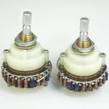 1.0 채널 모노 볼륨 전위차계 앰프용, 10K, 50K, 100K, 250K, Dale 23 단계 감쇠기, 알프스보다 우수