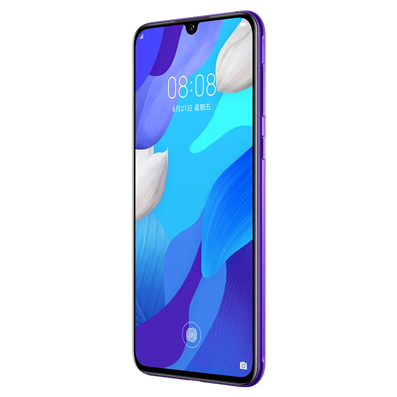 HuaWei Nova 5 мобильный телефон Kirin 810 Android 9,0 6,3" полный экран 8 ГБ ОЗУ 128 Гб ПЗУ МП экран отпечатков пальцев 40 Вт супер зарядное устройство