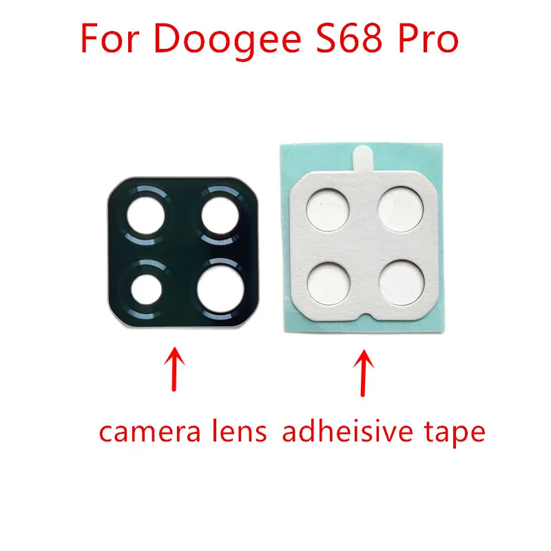 Новые оригинальные запчасти к телефонам для DOOGEE S68 Pro 5,9 дюймов мобильный телефон задний тыловой объектив камеры защитная пленка на ремонт аксессуары